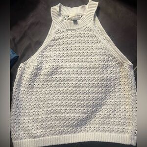 Universal Thread Goods Co. Off White Crocheted Sleeveless Tank Top Size XL